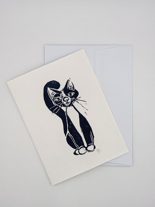 Cool Cat Note Card